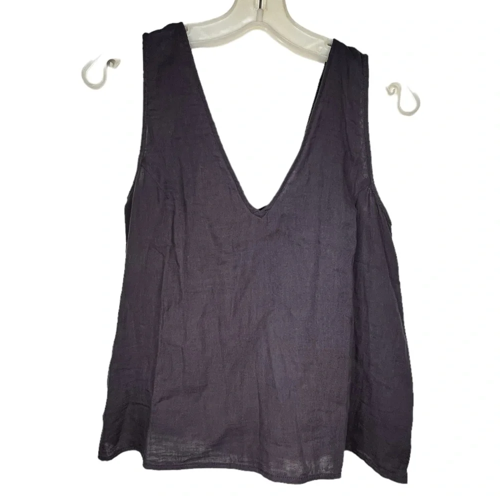 Calme Drape Tank Top nwt